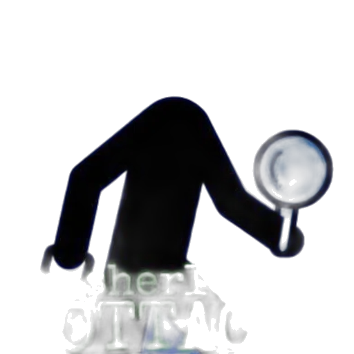 staff, hair, creature, dress transparent PNG cut-out