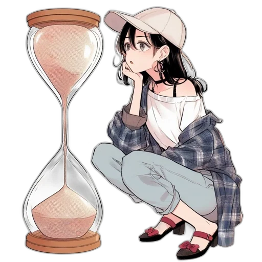 hat, dress, anime, cartoon transparent PNG cut-out