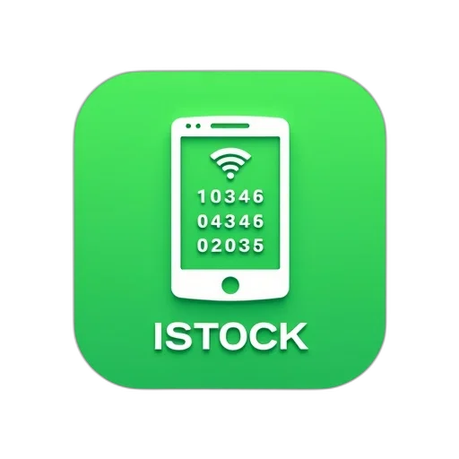 green, icon, white, border transparent PNG cut-out
