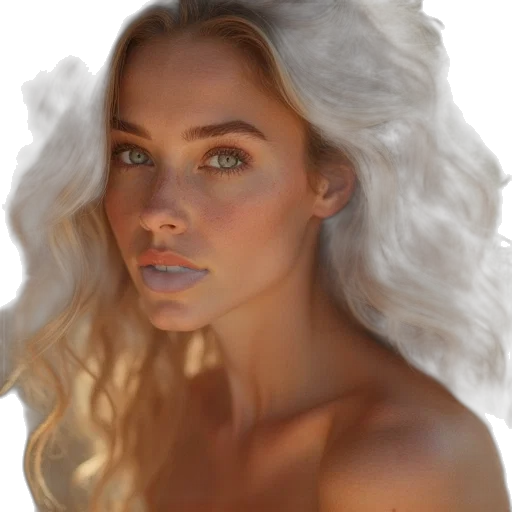 dragon, face, hair, crown transparent PNG cut-out