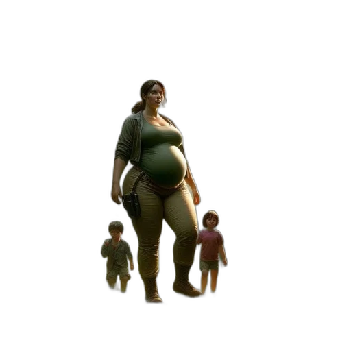 creature, animal, dress, staff transparent PNG cut-out