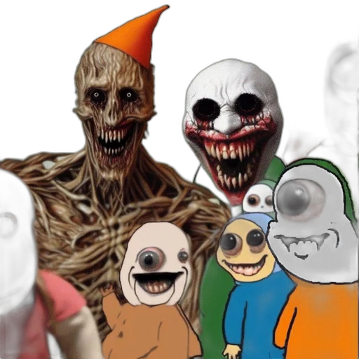 mask, creature, face, concept art transparent PNG cut-out