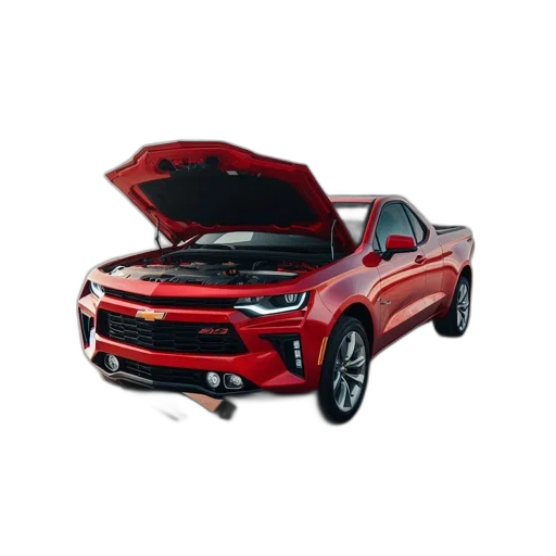 car, photorealistic, 3d render, red transparent PNG cut-out