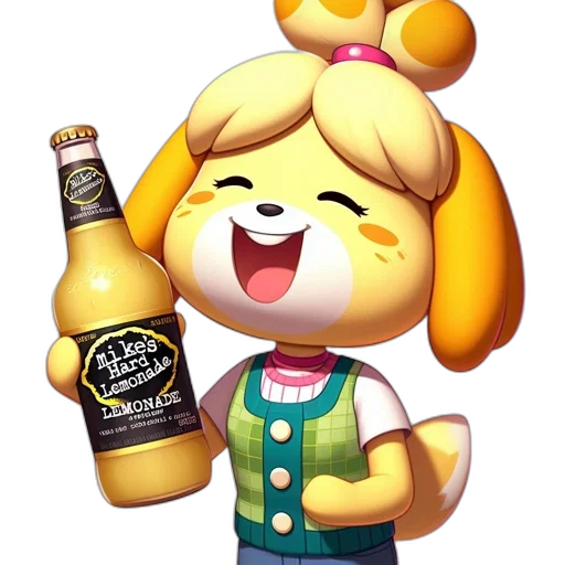 bottle, animal, food, pixel art transparent PNG cut-out