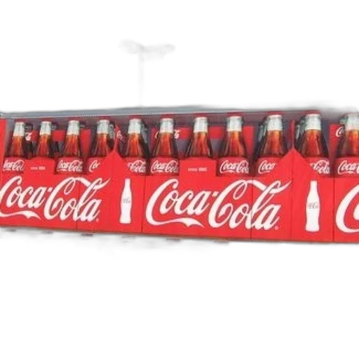 bottle, food, coca-cola, truck transparent PNG cut-out
