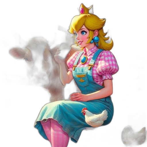 dress, staff, crown, concept art transparent PNG cut-out