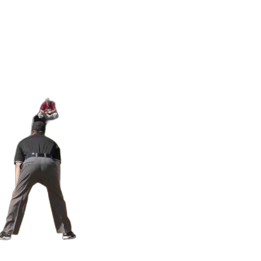staff, hat, jacket, robot transparent PNG cut-out