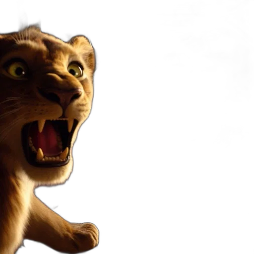 animal, 3d render, photorealistic, concept art transparent PNG cut-out