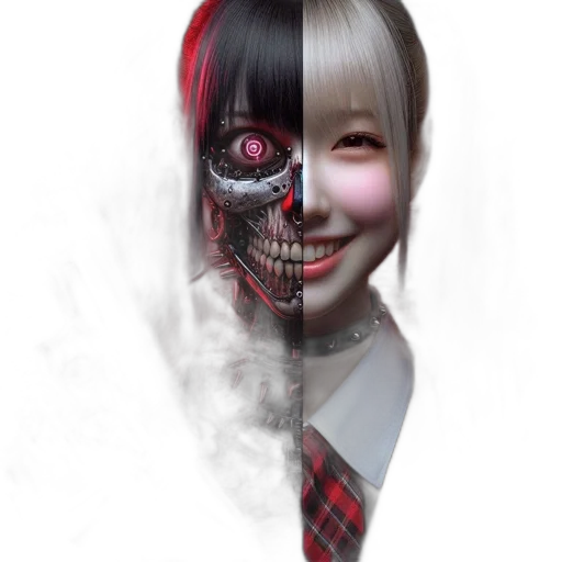 mask, face, staff, creature transparent PNG cut-out