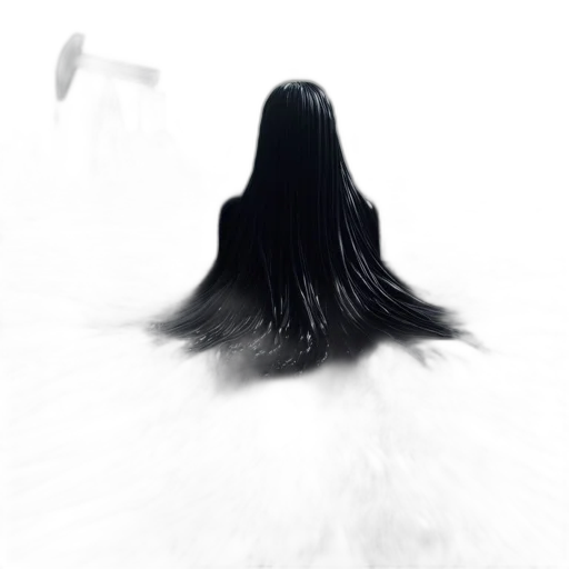 hair, dress, creature, mask transparent PNG cut-out