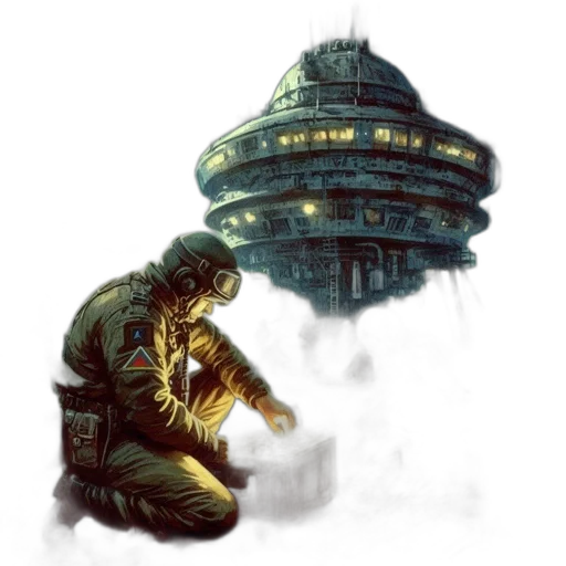 robot, jacket, concept art, cyberpunk transparent PNG cut-out
