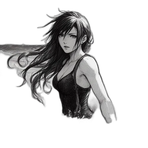 hair, dress, creature, dragon transparent PNG cut-out