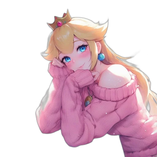 crown, dress, staff, creature transparent PNG cut-out