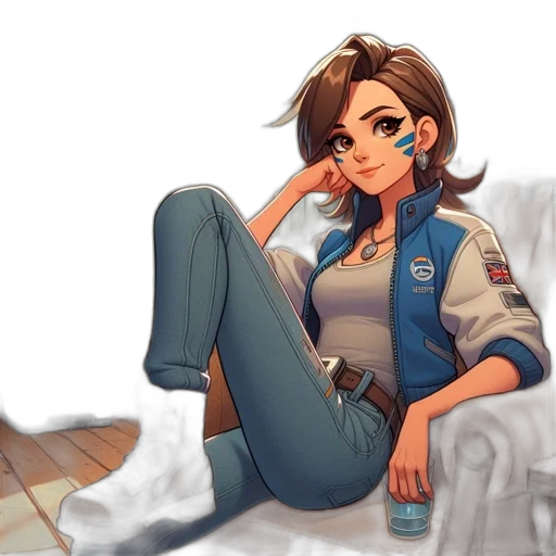 jacket, staff, robot, face transparent PNG cut-out