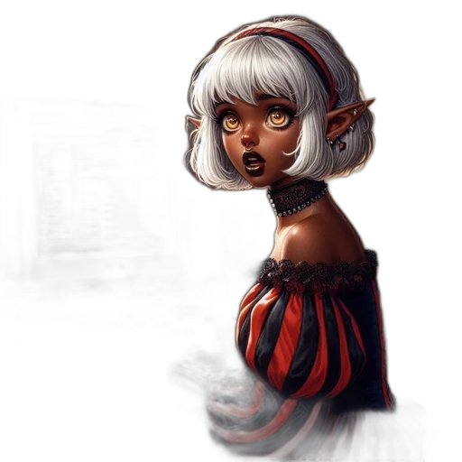 face, mask, dress, creature transparent PNG cut-out