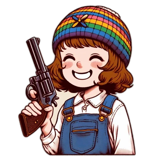 weapon, hat, staff, cartoon transparent PNG cut-out