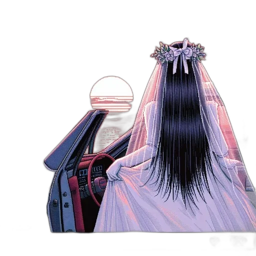 hair, dress, crown, jewelry transparent PNG cut-out