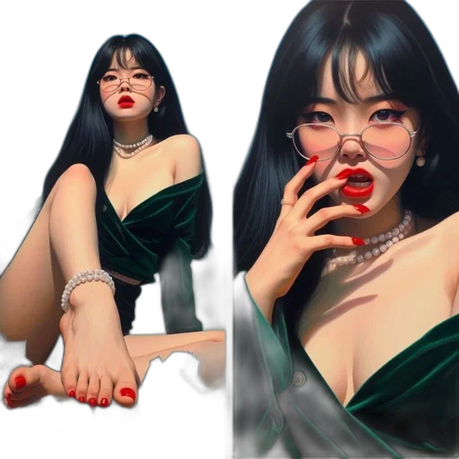 dress, photorealistic, oil painting, concept art transparent PNG cut-out