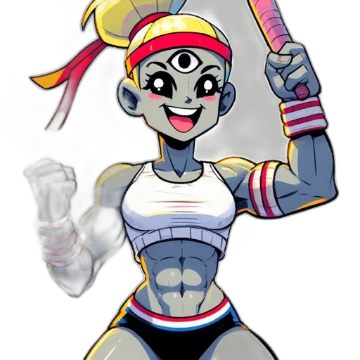 robot, staff, cartoon, comic book art transparent PNG cut-out