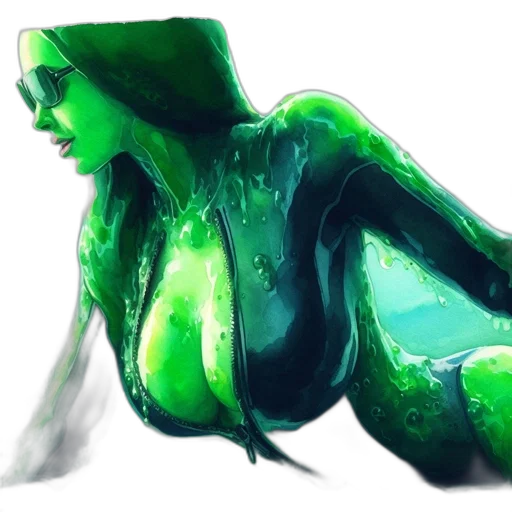 bottle, creature, dress, robot transparent PNG cut-out