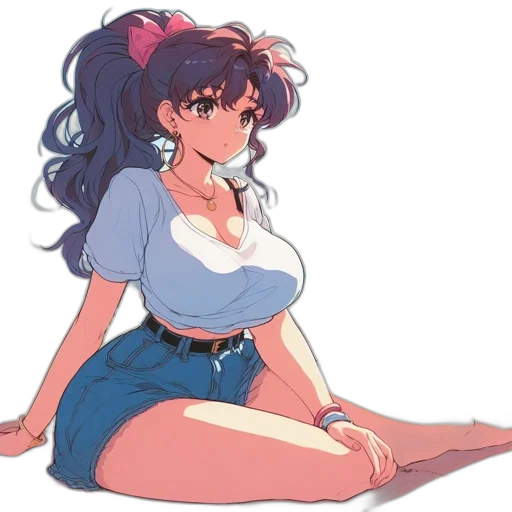 dress, flower, staff, anime transparent PNG cut-out