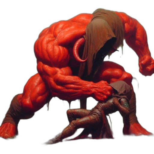 creature, hair, animal, mask transparent PNG cut-out