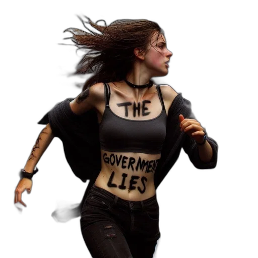 jacket, dress, cyberpunk, concept art transparent PNG cut-out