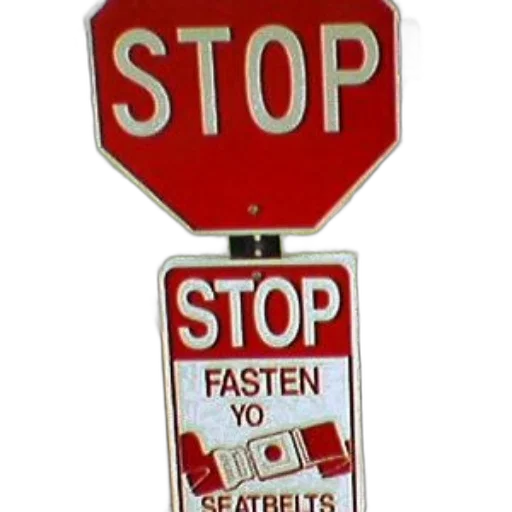 humorous, stop, sign, additional transparent PNG cut-out
