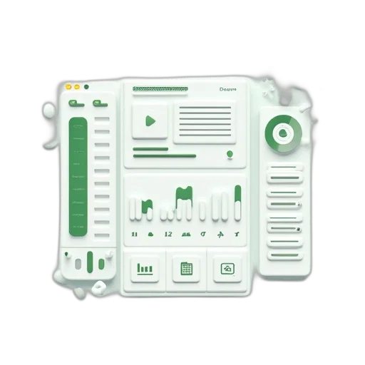 concept art, green, digital, design transparent PNG cut-out