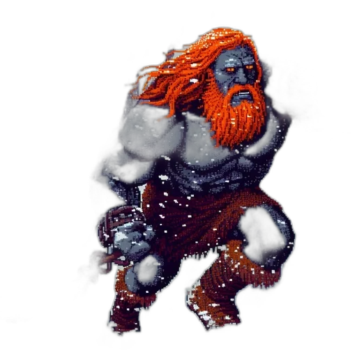 creature, concept art, fantasy art, pixel art transparent PNG cut-out