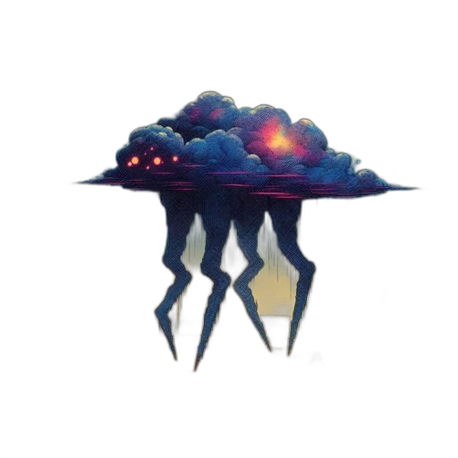 umbrella, crown, creature, jacket transparent PNG cut-out