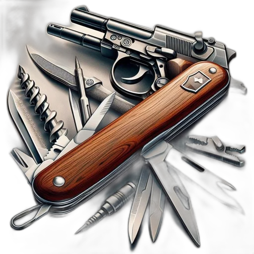 weapon, 3d render, photorealistic, concept art transparent PNG cut-out