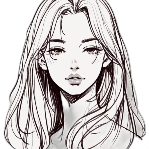face, hair, mask, creature transparent PNG cut-out