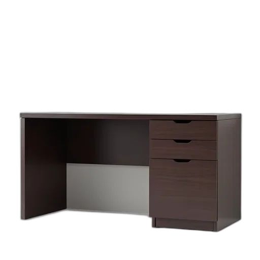 furniture, 3d render, photorealistic, dark transparent PNG cut-out