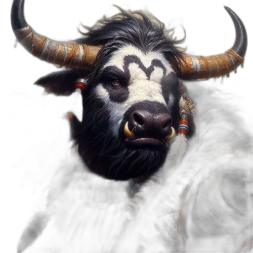 animal, face, creature, fantasy art transparent PNG cut-out