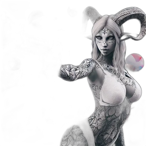 fantasy art, concept art, photorealistic, 3d render transparent PNG cut-out