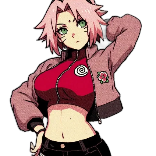 jacket, staff, weapon, flower transparent PNG cut-out