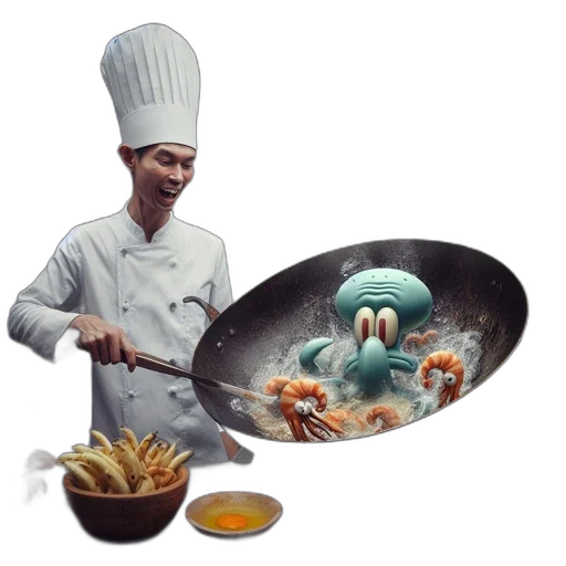 food, staff, creature, concept art transparent PNG cut-out
