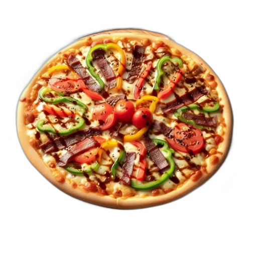 food, crown, 3d render, photorealistic transparent PNG cut-out