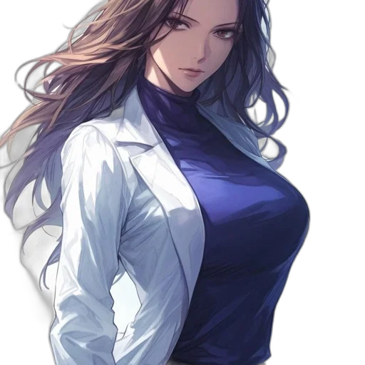 dress, staff, jacket, face transparent PNG cut-out