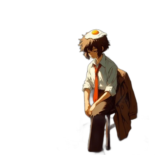 hat, staff, jacket, mask transparent PNG cut-out