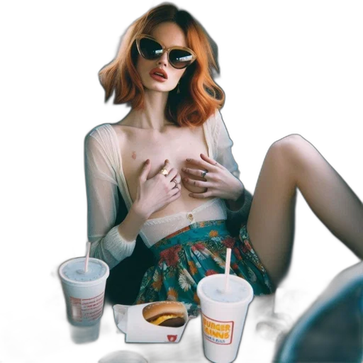 dress, food, jacket, robot transparent PNG cut-out