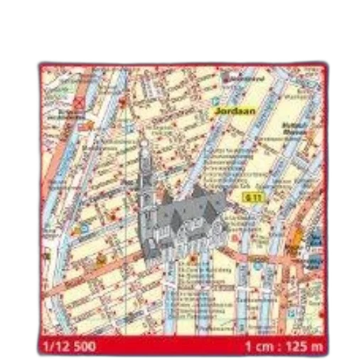 detailed, map, amsterdam, streets transparent PNG cut-out