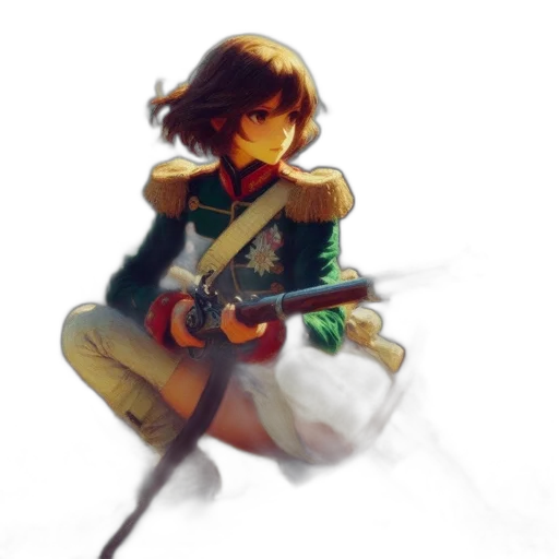sword, weapon, staff, jacket transparent PNG cut-out