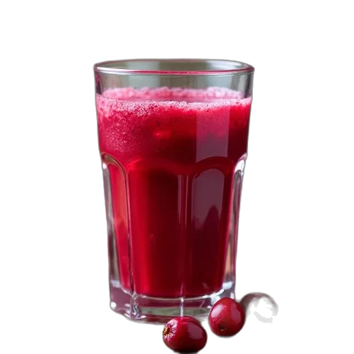 food, photorealistic, glass, cranberry transparent PNG cut-out