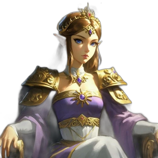 crown, jewelry, staff, dress transparent PNG cut-out