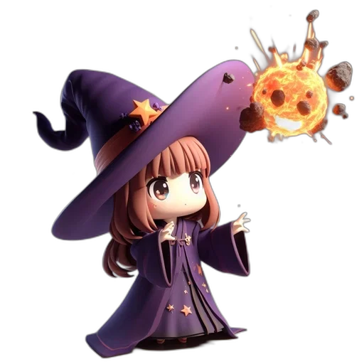 staff, hat, creature, weapon transparent PNG cut-out