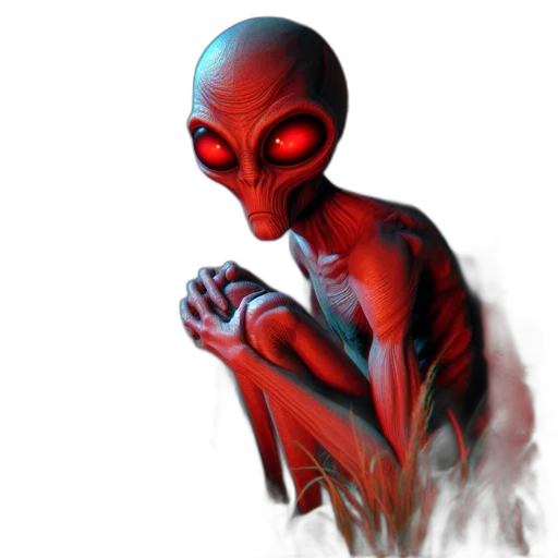 creature, staff, face, mask transparent PNG cut-out