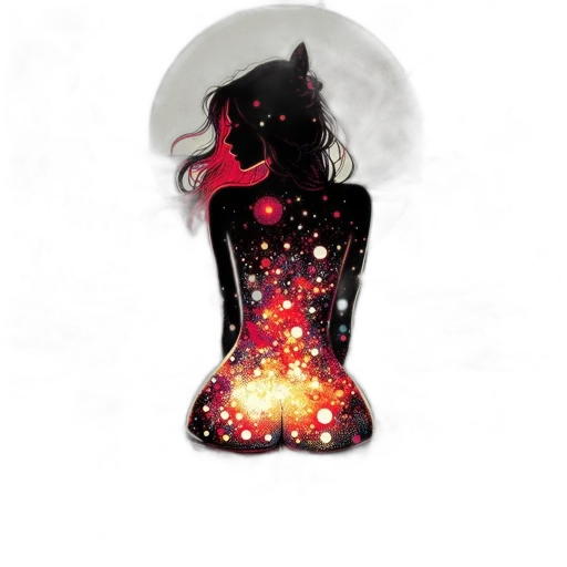 dress, creature, fantasy art, concept art transparent PNG cut-out