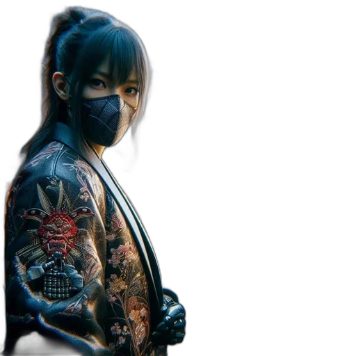 photorealistic, cyberpunk, concept art, fantasy art transparent PNG cut-out